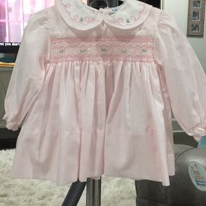 Vintage pink dress with bloomers
